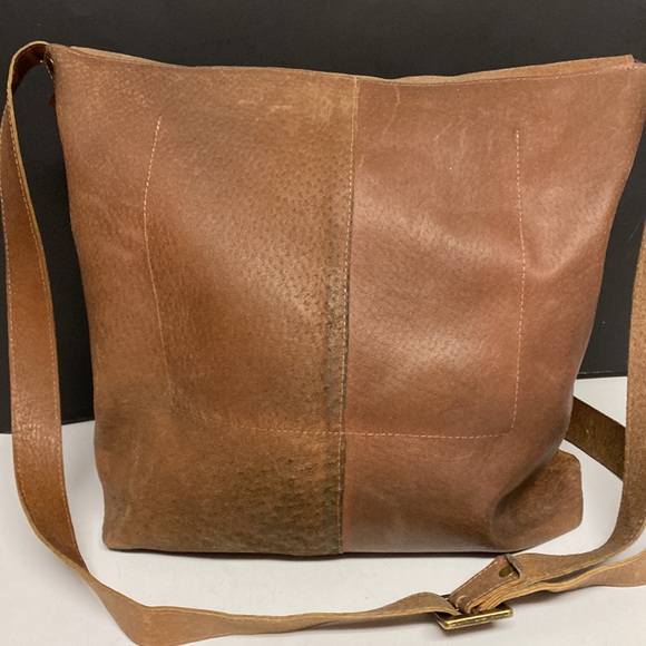 Mayko Suede Leather Crossbody Messenger Bag - Picture 6 of 17